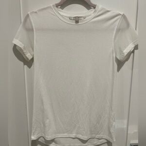 Athleta white basic top size XS